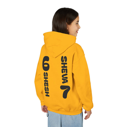 SHESH6 SHEVA7 Kids Hoodie back design – “Not Just a Meme”