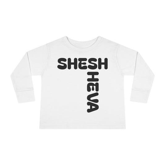 At - SHESH SHEVA™ Toddler Long Sleeve Tee | Bold Street-Fun Energy for Kids