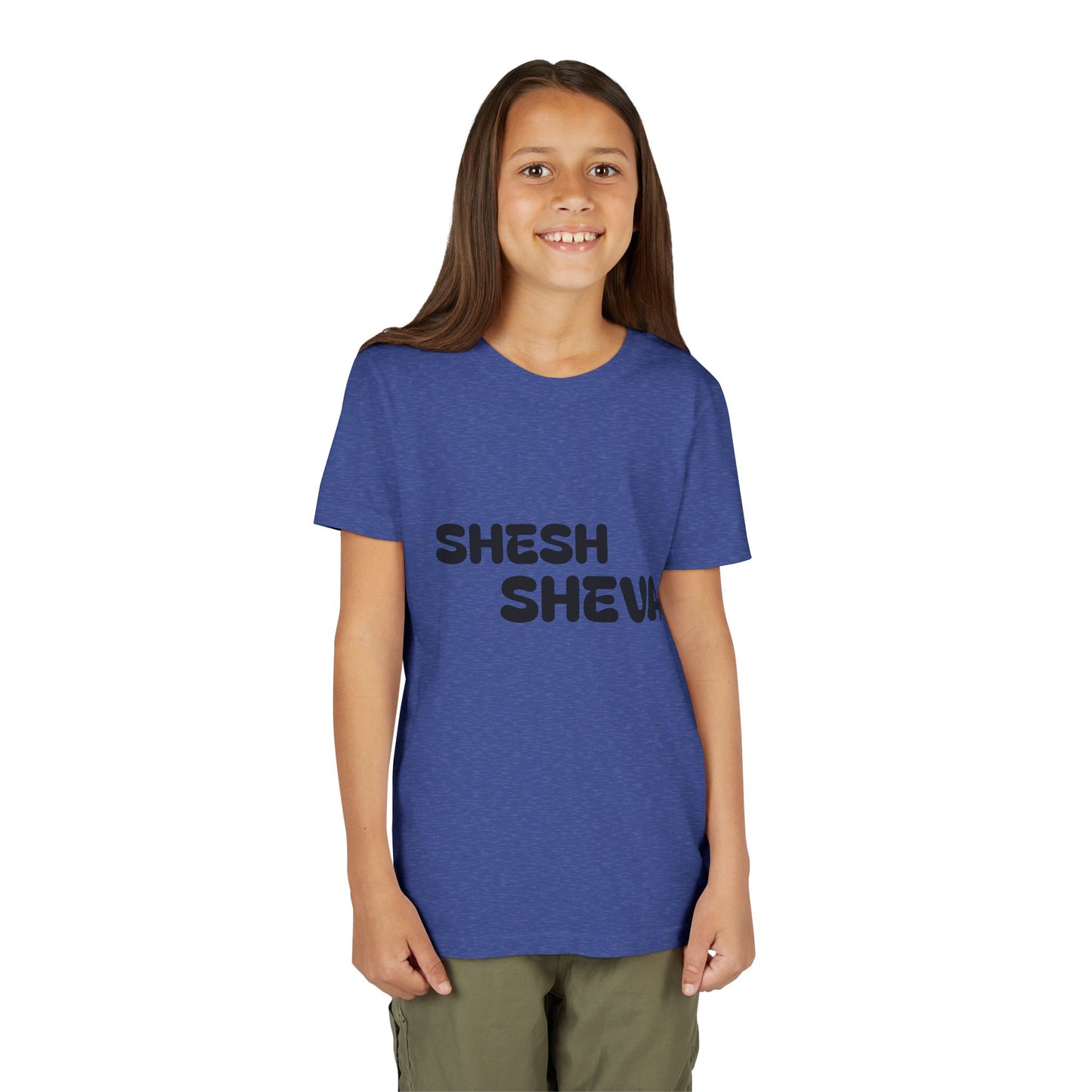 A - Shesh-Sheva™ Kids & Youth Tee | Bold English-Hebrew Streetwear Energy