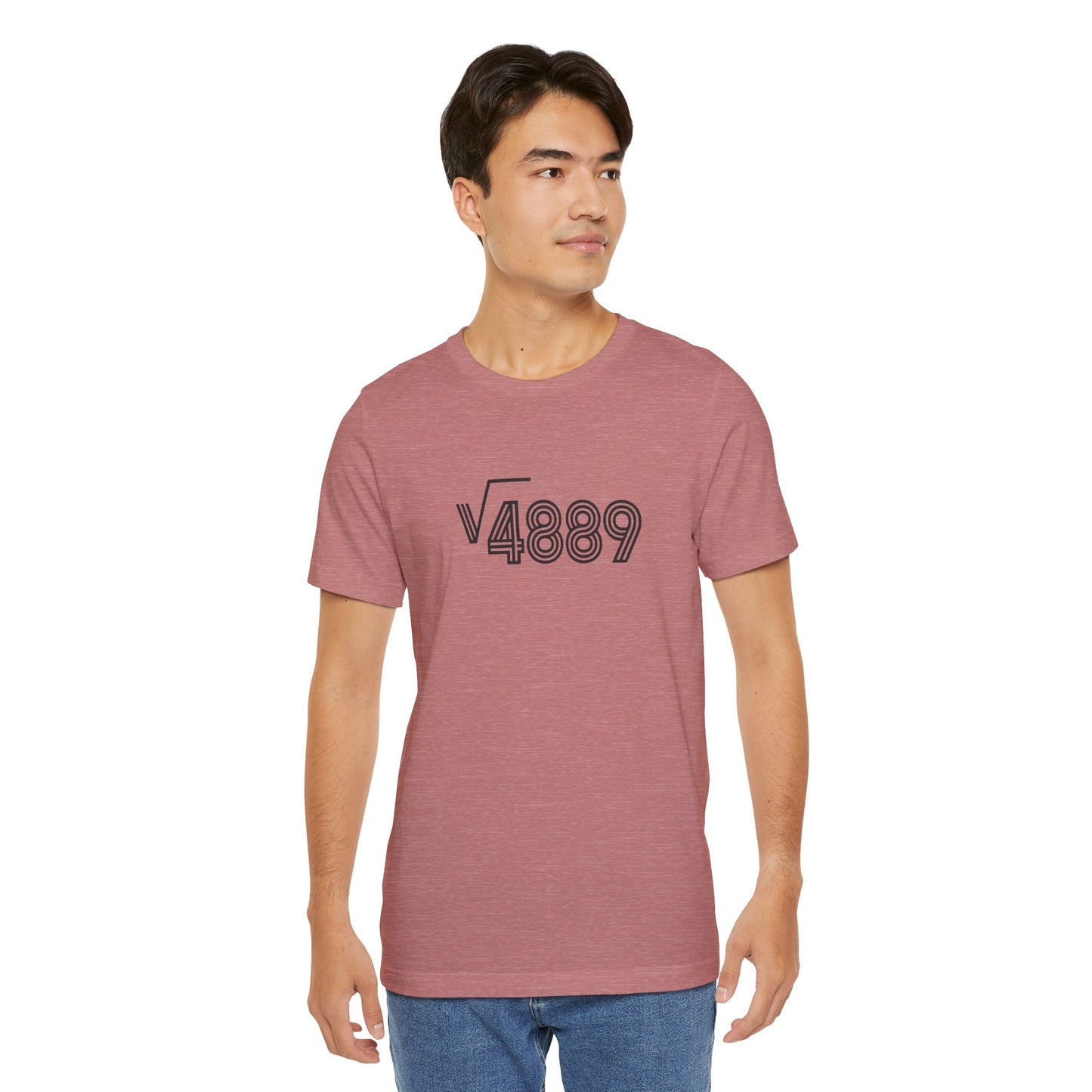 √4889 Rounded Graphic Tee — Shesh‑Sheva® Minimal Streetwear