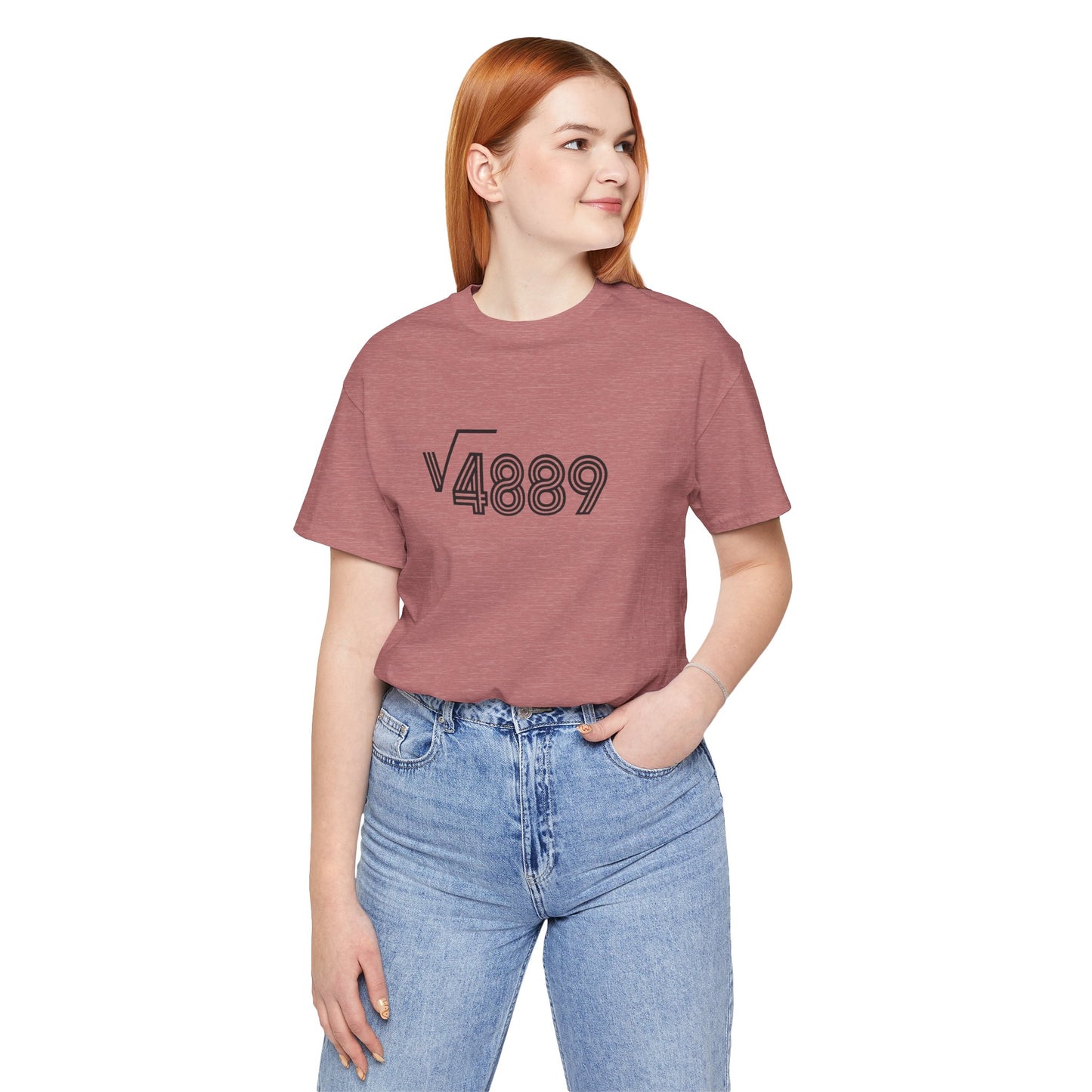 √4889 Rounded Graphic Tee — Shesh‑Sheva® Minimal Streetwear