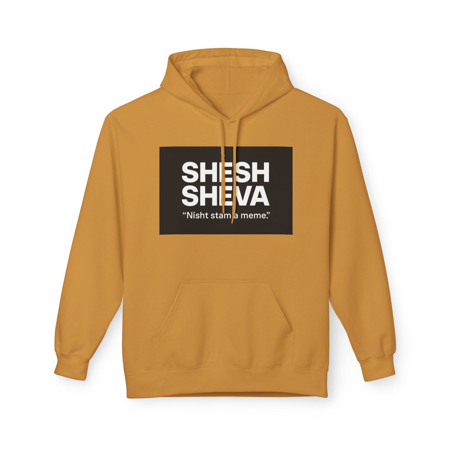 Fleece Hoodie - SHESH SHEVA Streetwear Collection: Between 6 & 7 Vibe ⚡