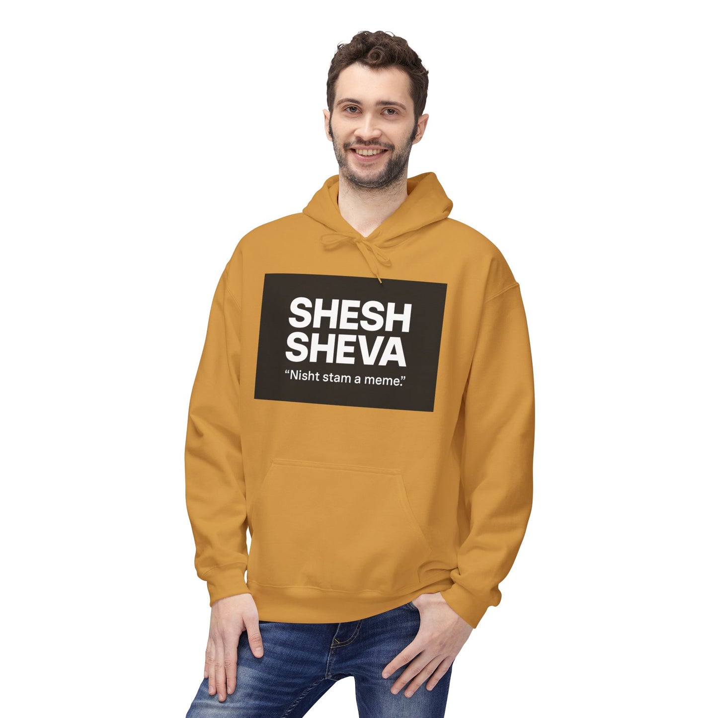Fleece Hoodie - SHESH SHEVA Streetwear Collection: Between 6 & 7 Vibe ⚡