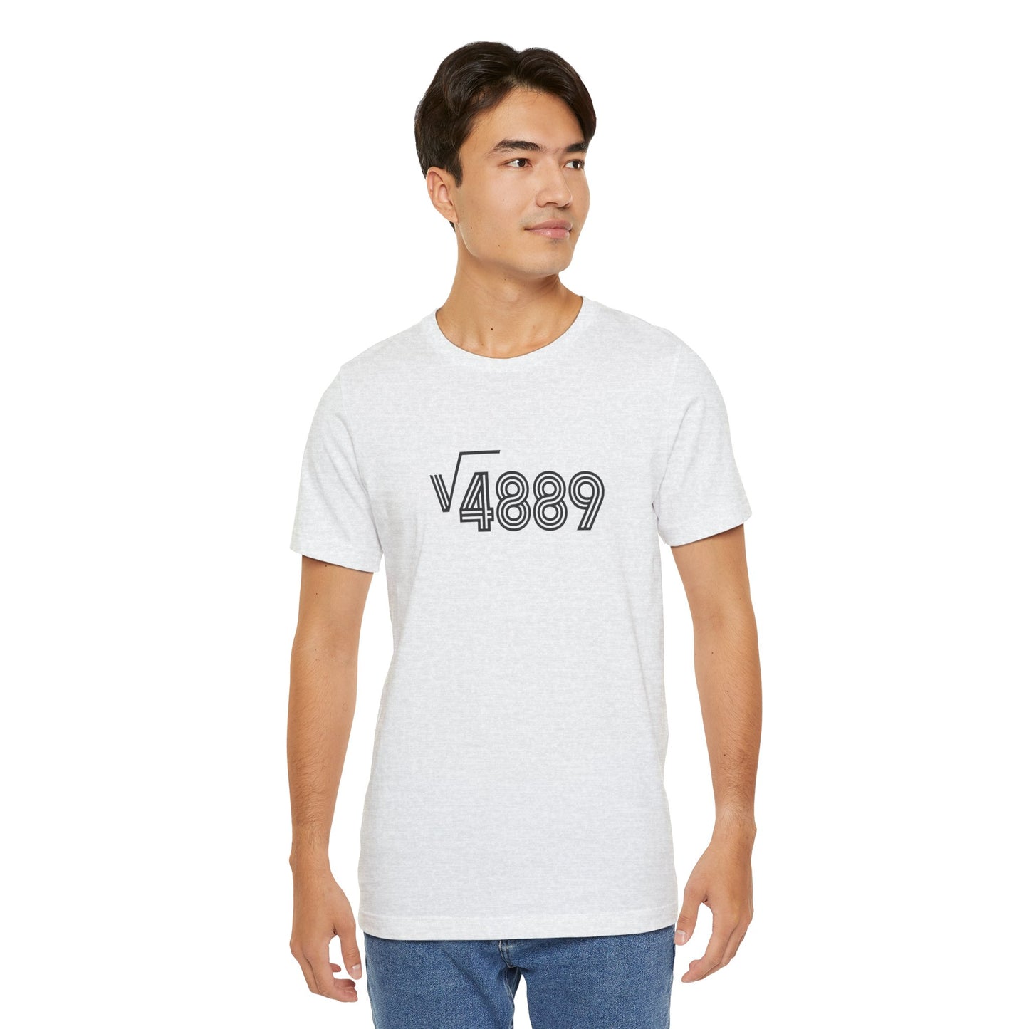 √4889 Rounded Graphic Tee — Shesh‑Sheva® Minimal Streetwear