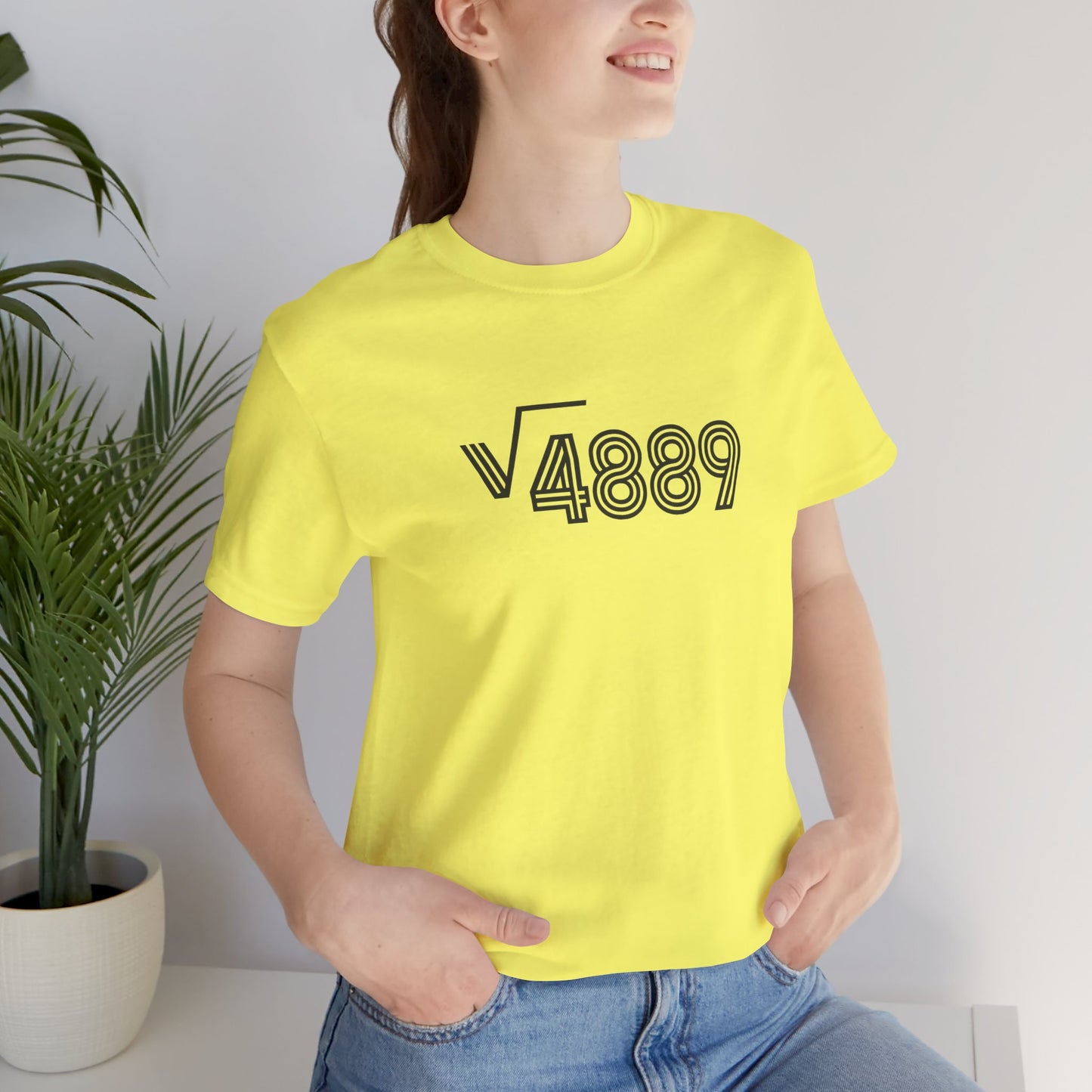 √4889 Rounded Graphic Tee — Shesh‑Sheva® Minimal Streetwear
