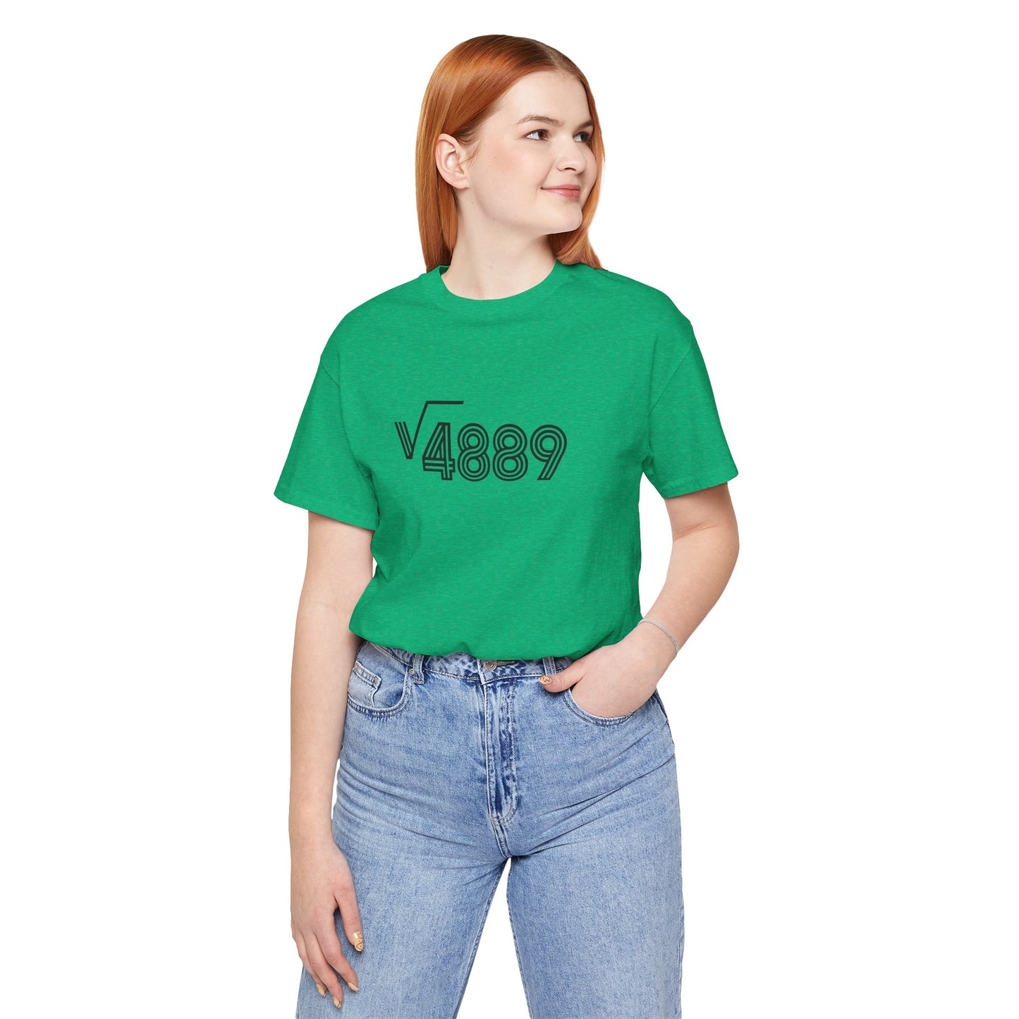 √4889 Rounded Graphic Tee — Shesh‑Sheva® Minimal Streetwear