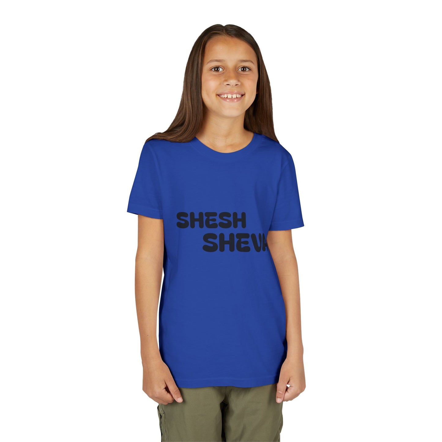 A - Shesh-Sheva™ Kids & Youth Tee | Bold English-Hebrew Streetwear Energy