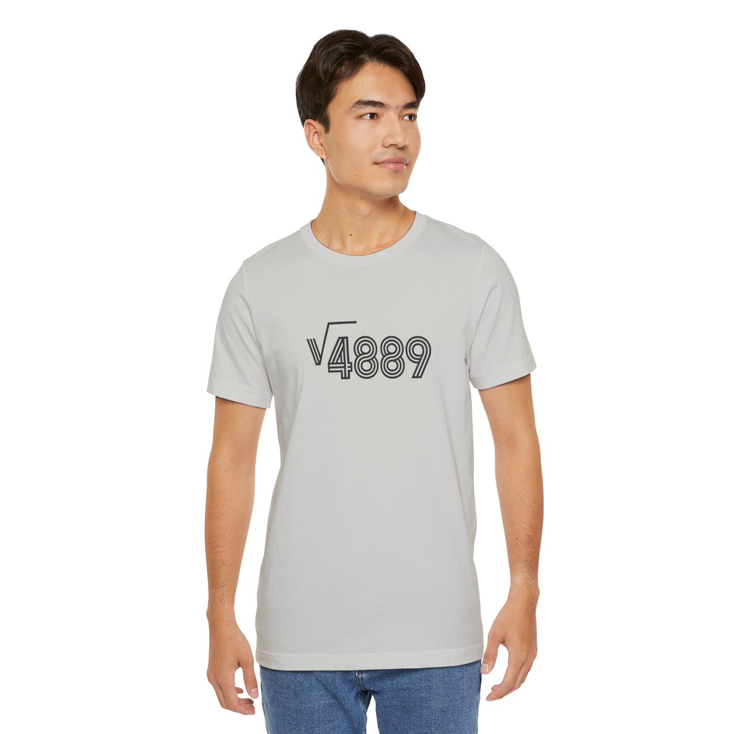 √4889 Rounded Graphic Tee — Shesh‑Sheva® Minimal Streetwear