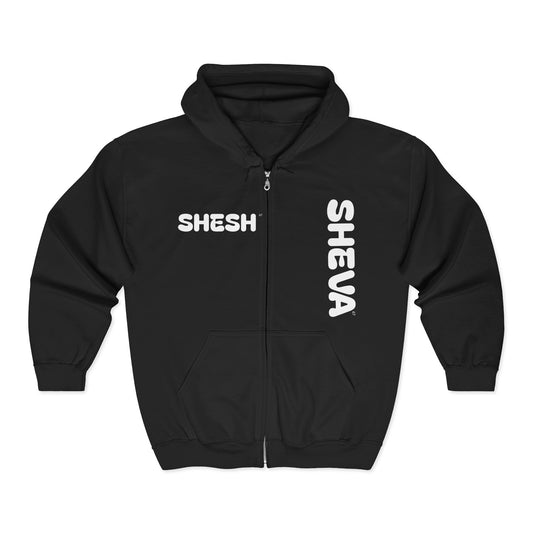 Shesh / Sheva Zip Hoodie – "Not Just a Meme" Black Full-Zip Sweatshirt 67