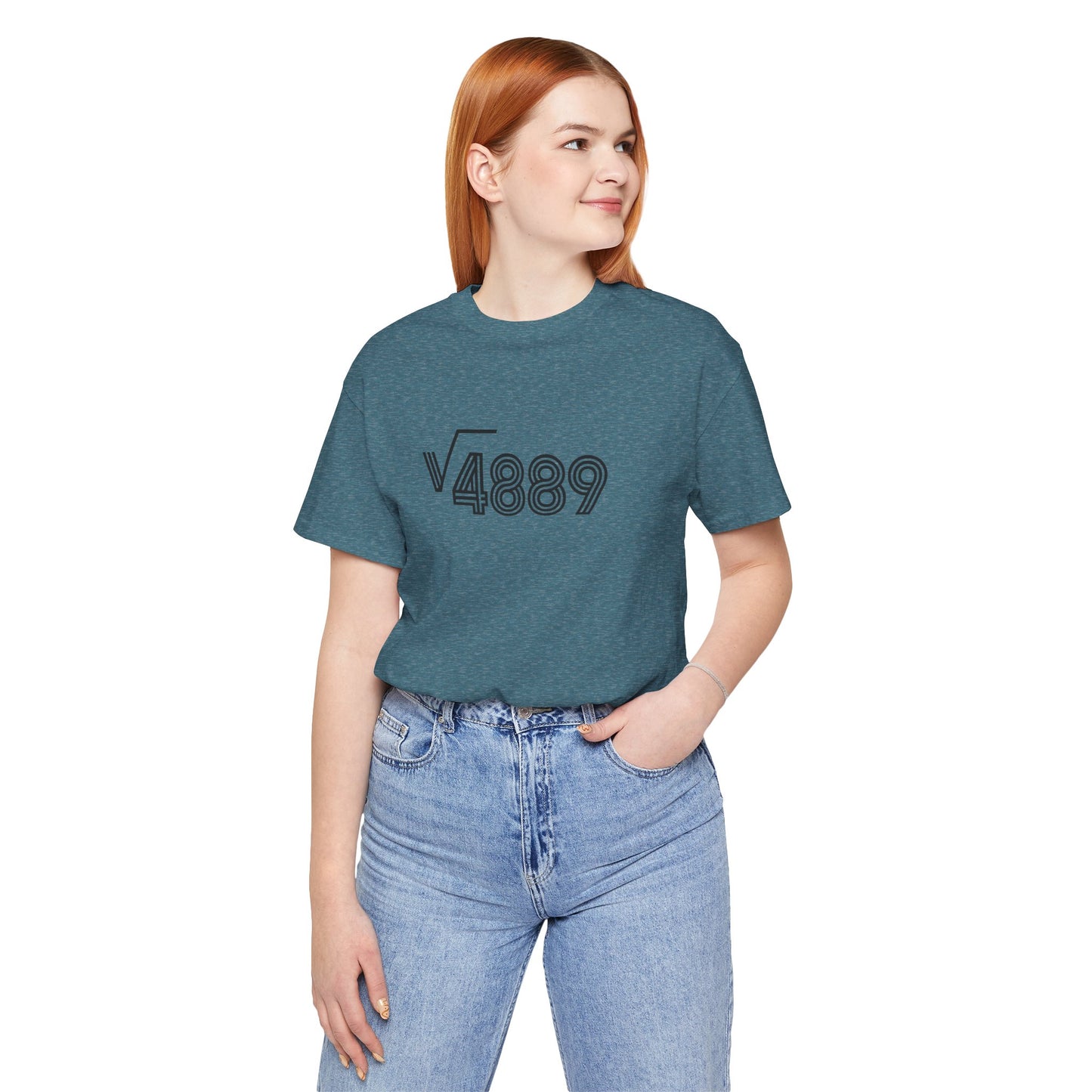 √4889 Rounded Graphic Tee — Shesh‑Sheva® Minimal Streetwear