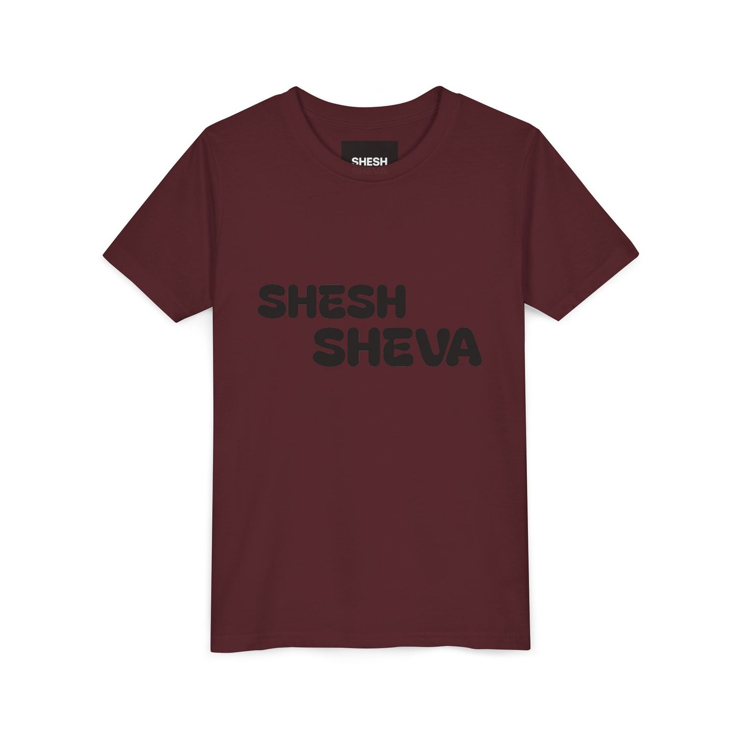 A - Shesh-Sheva™ Kids & Youth Tee | Bold English-Hebrew Streetwear Energy