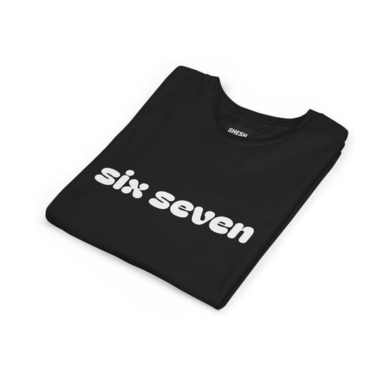 A - SIX SEVEN Kids Tee | Bold Streetwear Energy for Little Legends