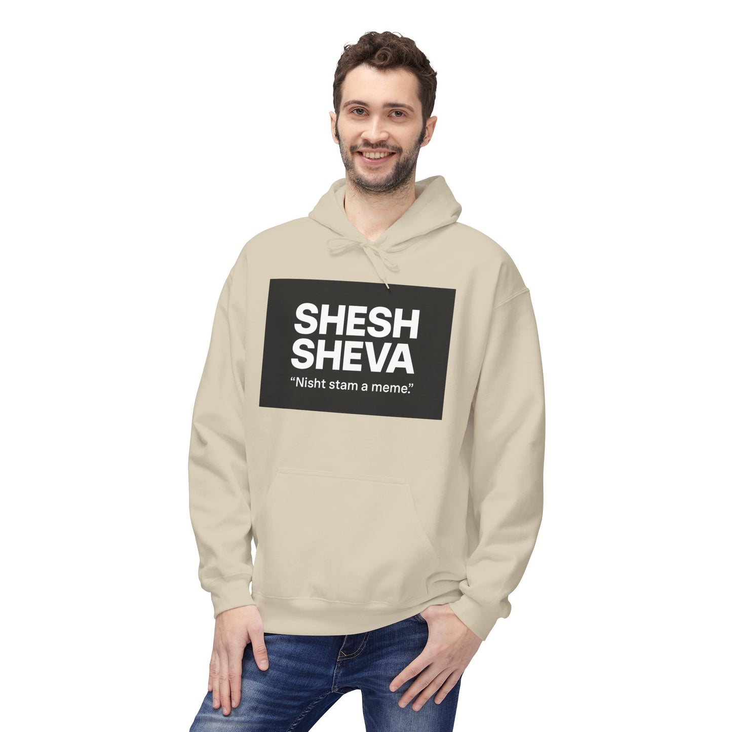 Fleece Hoodie - SHESH SHEVA Streetwear Collection: Between 6 & 7 Vibe ⚡