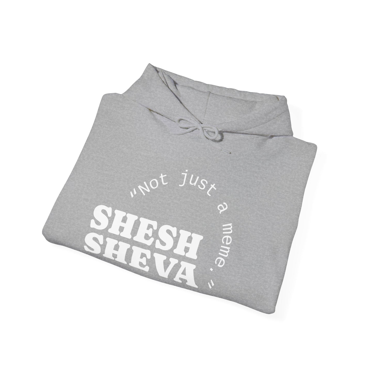 Shesh Sheva Hoodie - "Not Just a Meme" Graphic Sweatshirt