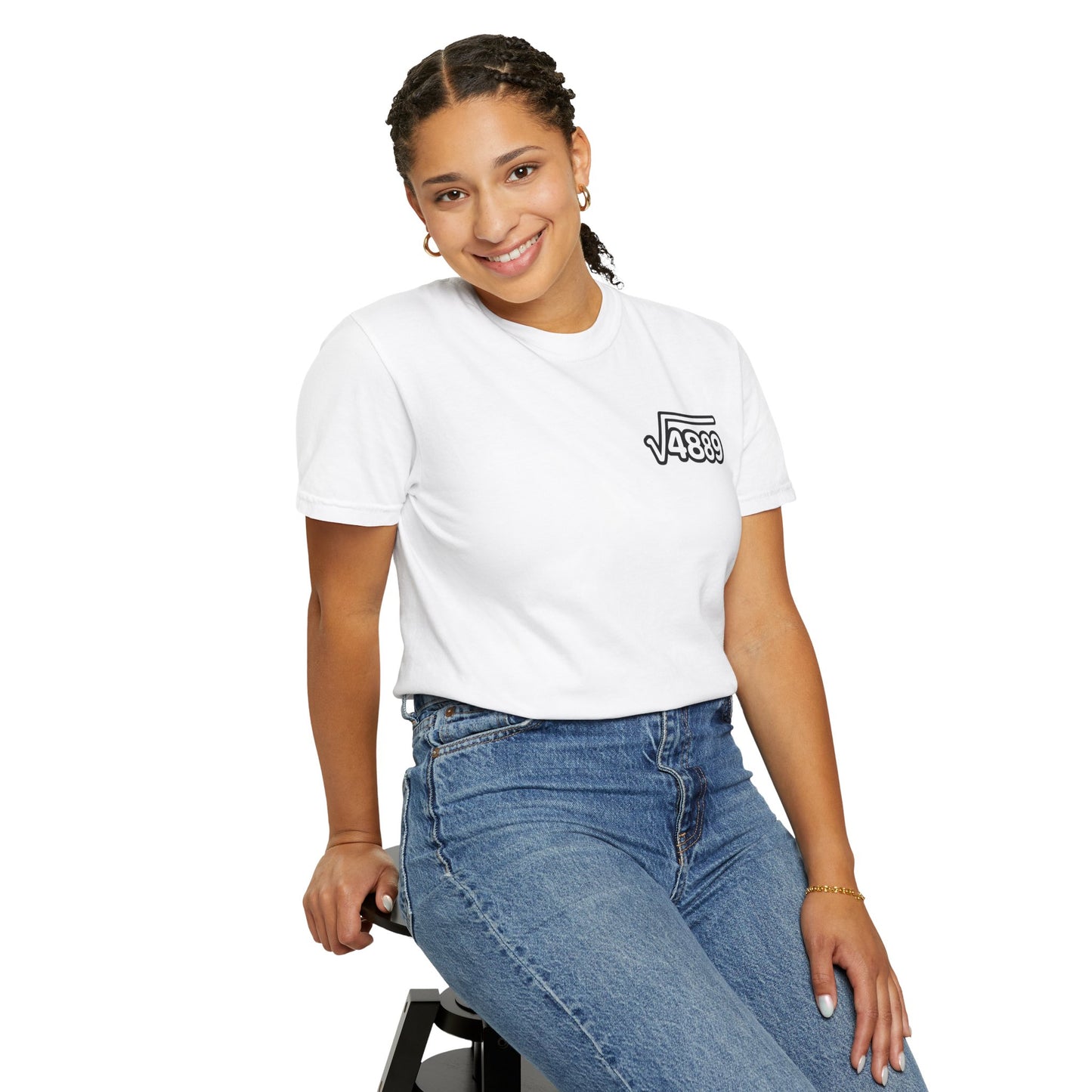 C - Streetwear Outline Tee — √4889 Double-Outline Graphic T-Shirt shesh sheve style