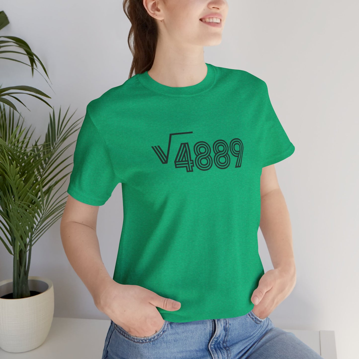 √4889 Rounded Graphic Tee — Shesh‑Sheva® Minimal Streetwear