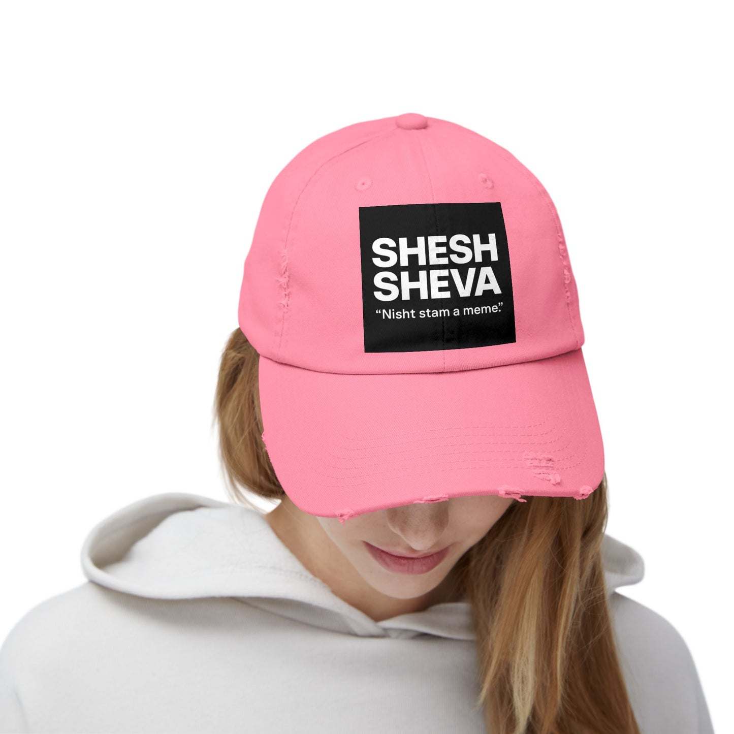 Distressed Cap - SHESH SHEVA Streetwear Vibe ⚡