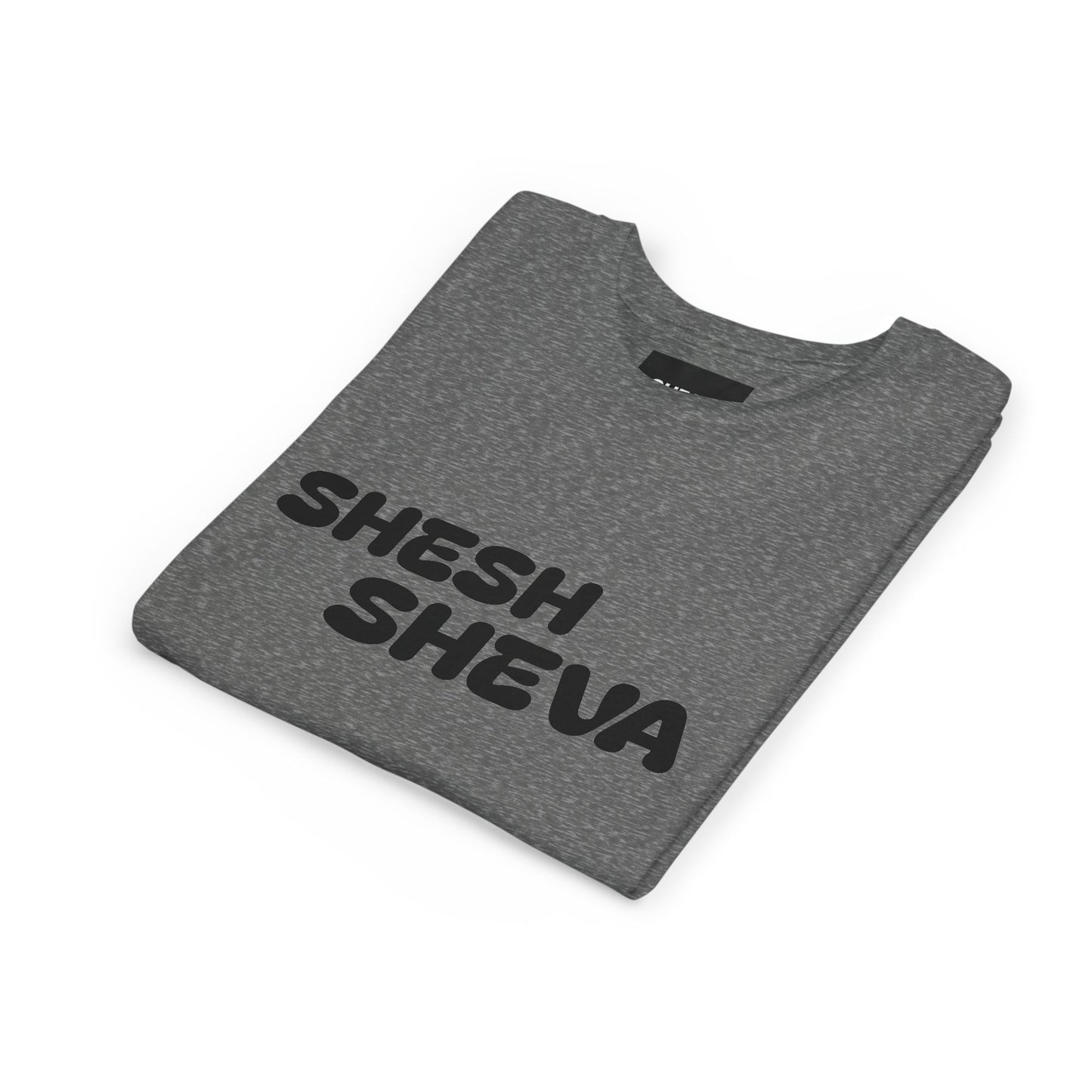 A - Shesh-Sheva™ Kids & Youth Tee | Bold English-Hebrew Streetwear Energy