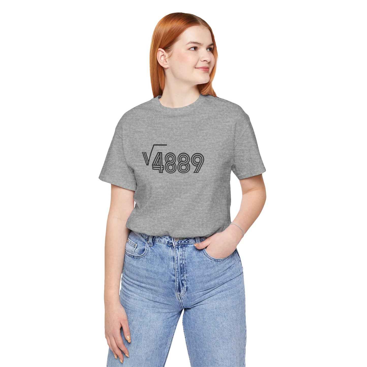 √4889 Rounded Graphic Tee — Shesh‑Sheva® Minimal Streetwear