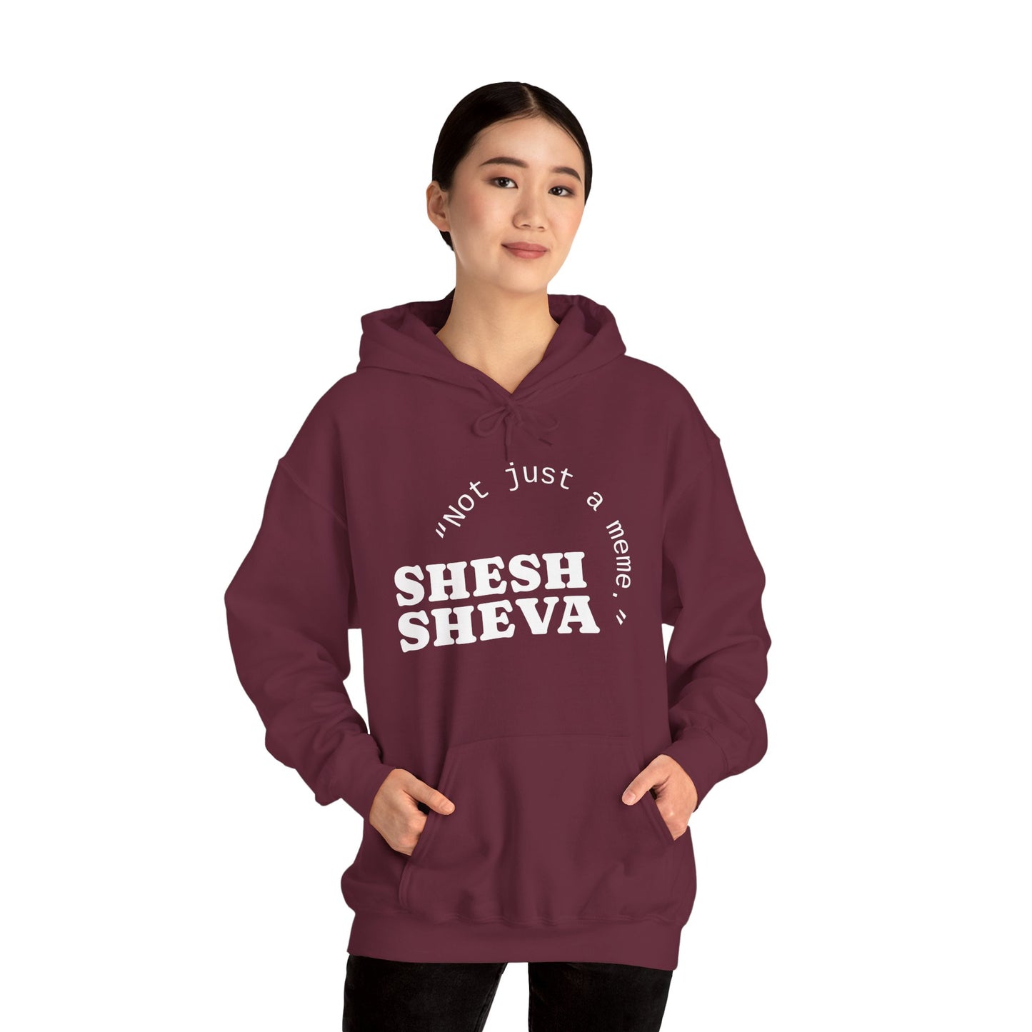 Shesh Sheva Hoodie - "Not Just a Meme" Graphic Sweatshirt