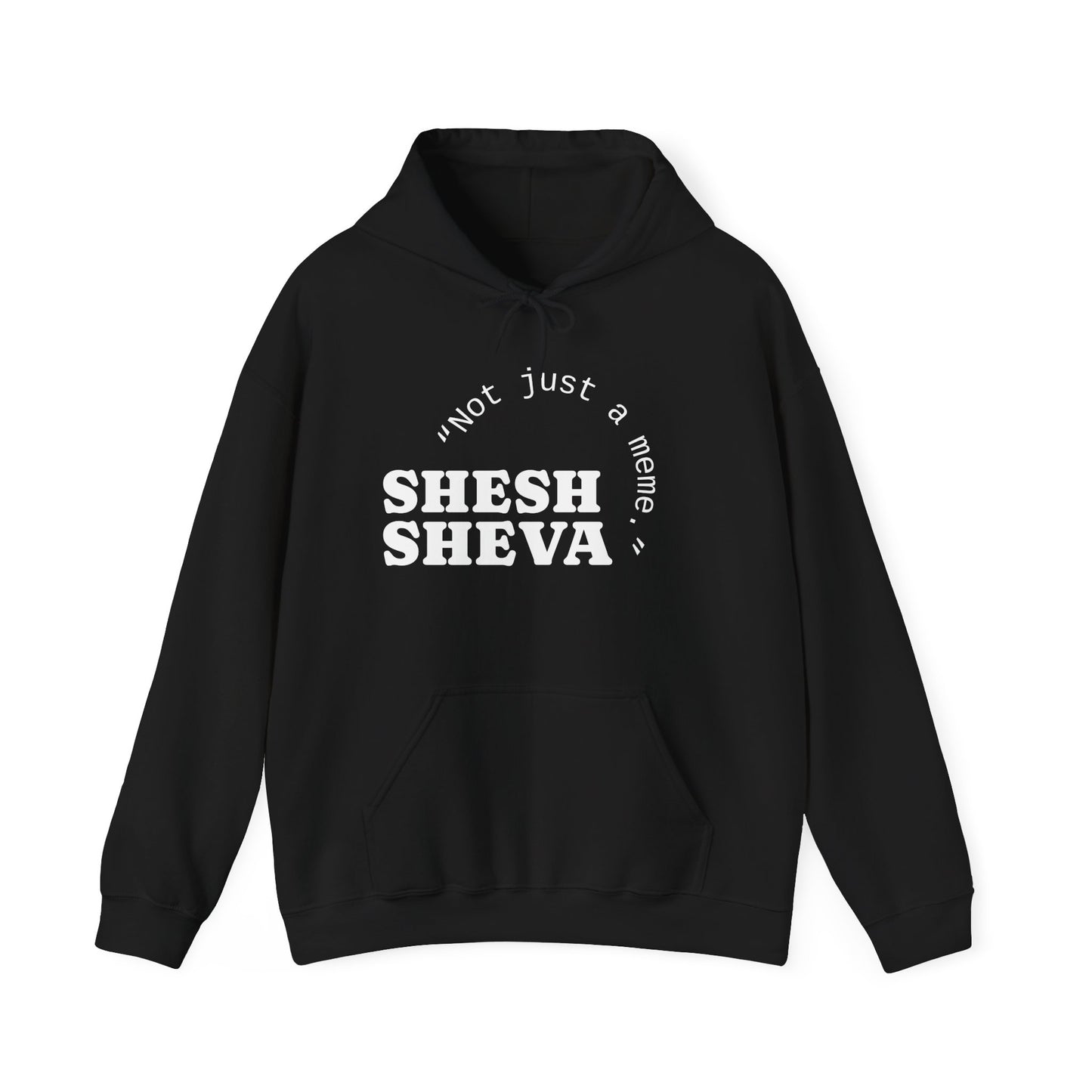 Shesh Sheva Hoodie - "Not Just a Meme" Graphic Sweatshirt