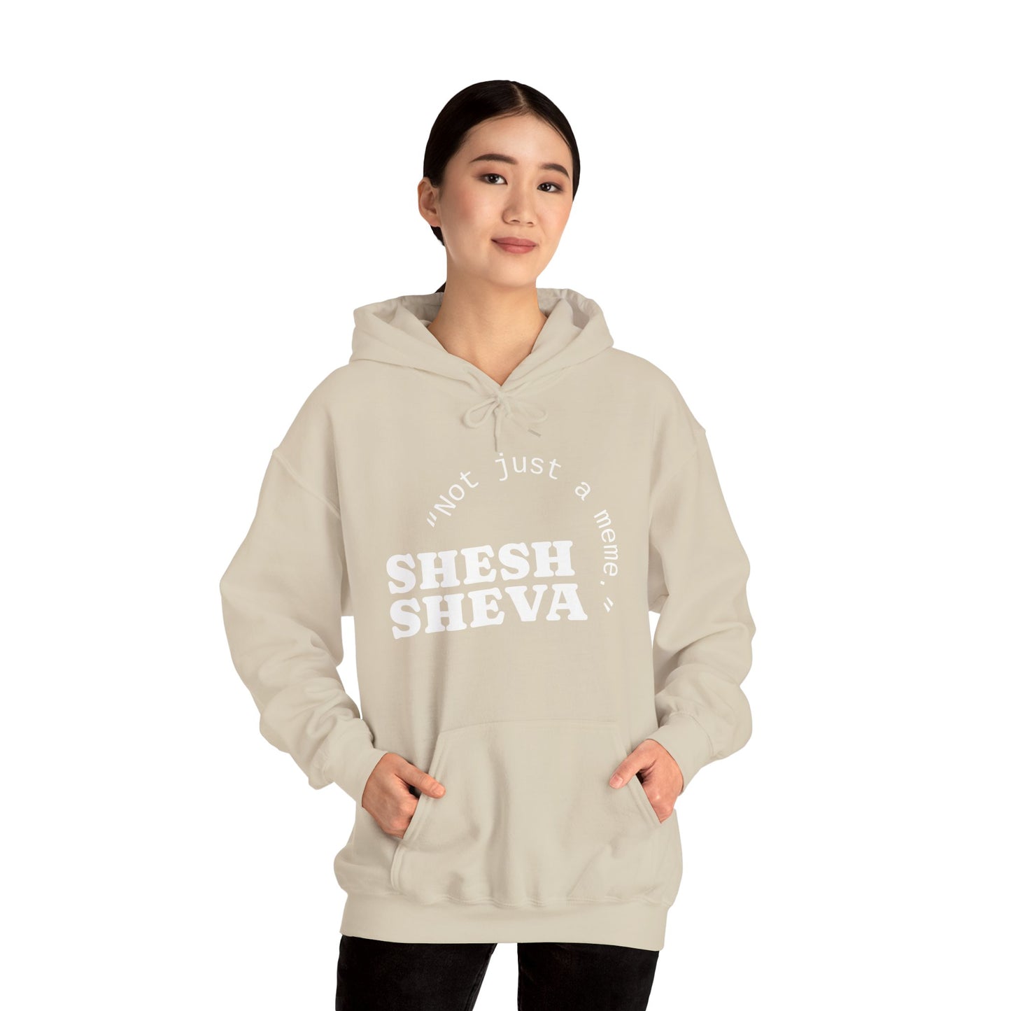 Shesh Sheva Hoodie - "Not Just a Meme" Graphic Sweatshirt