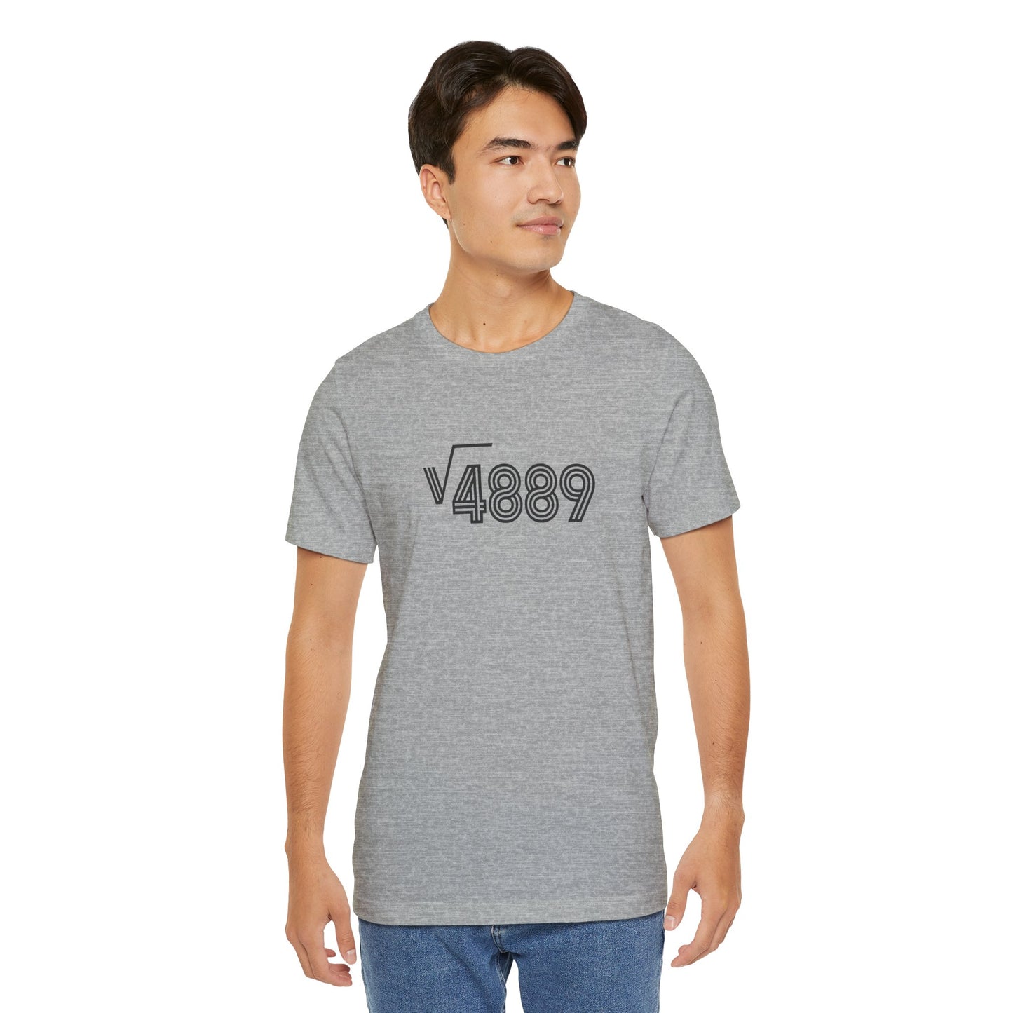 √4889 Rounded Graphic Tee — Shesh‑Sheva® Minimal Streetwear