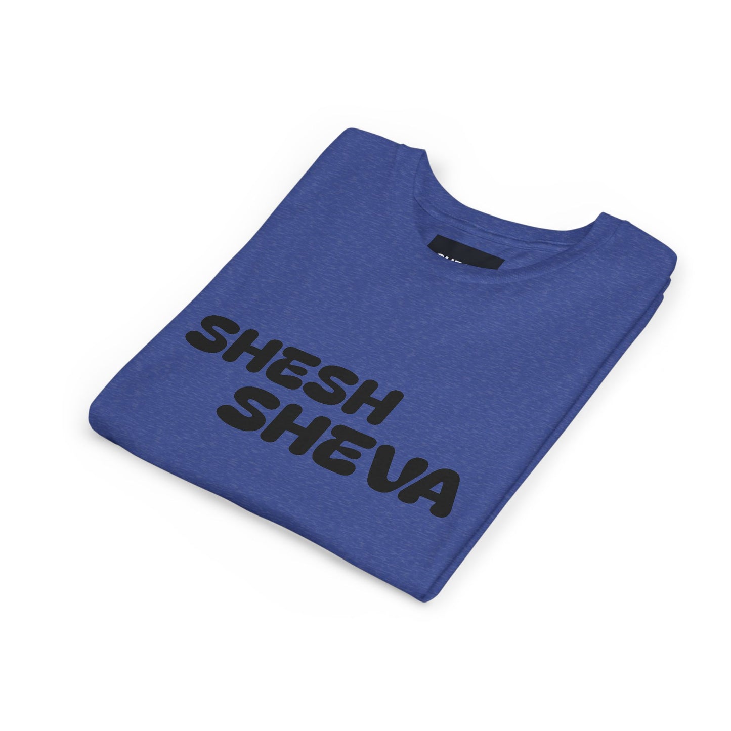 A - Shesh-Sheva™ Kids & Youth Tee | Bold English-Hebrew Streetwear Energy