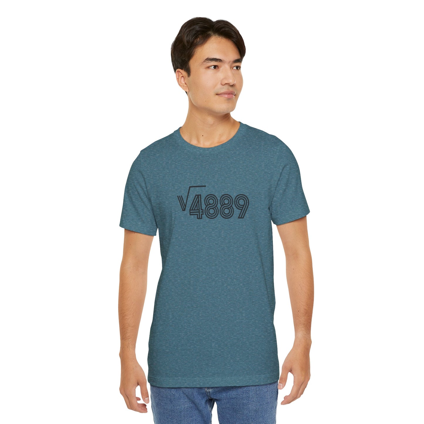 √4889 Rounded Graphic Tee — Shesh‑Sheva® Minimal Streetwear