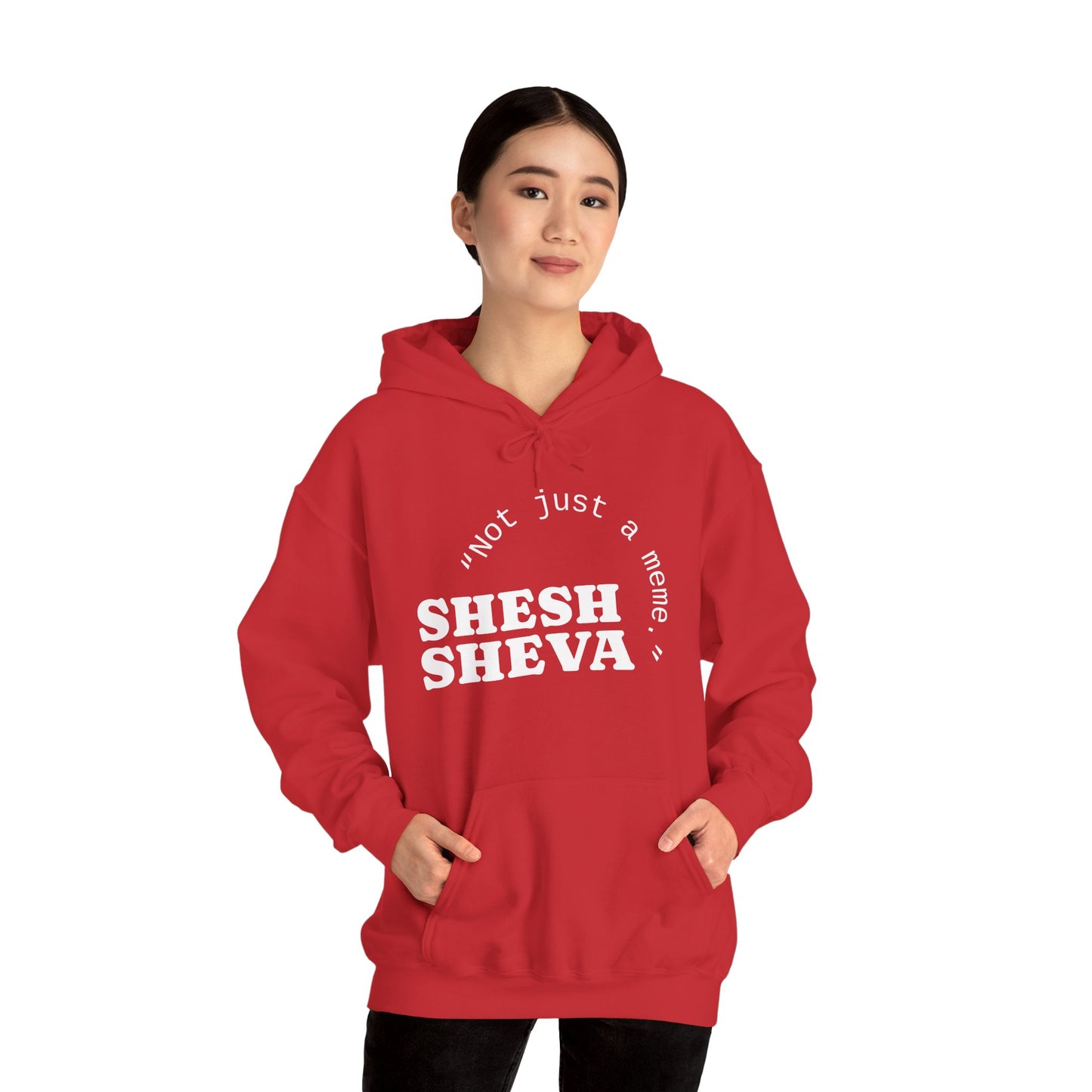 Shesh Sheva Hoodie - "Not Just a Meme" Graphic Sweatshirt