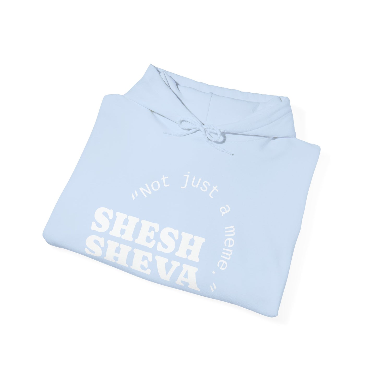 Shesh Sheva Hoodie - "Not Just a Meme" Graphic Sweatshirt
