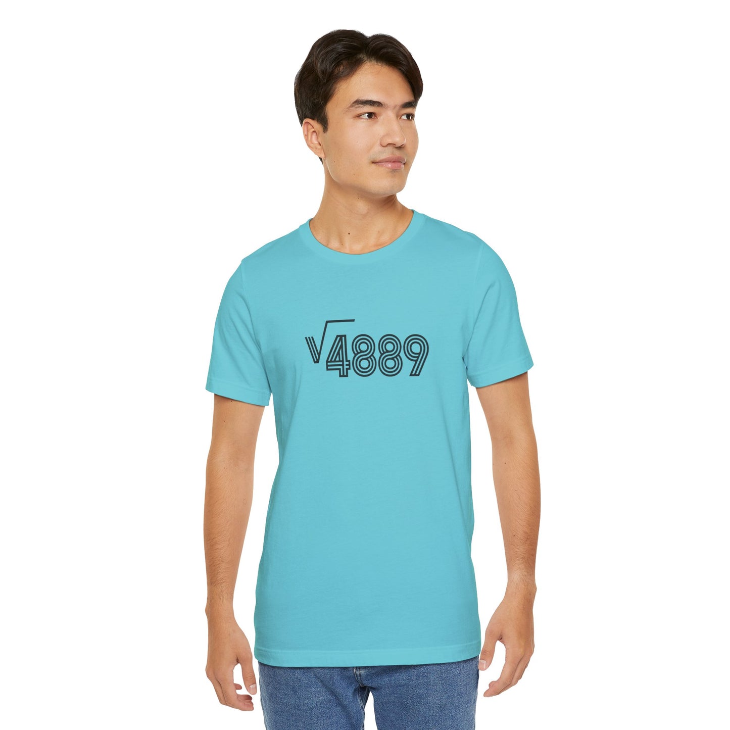 √4889 Rounded Graphic Tee — Shesh‑Sheva® Minimal Streetwear