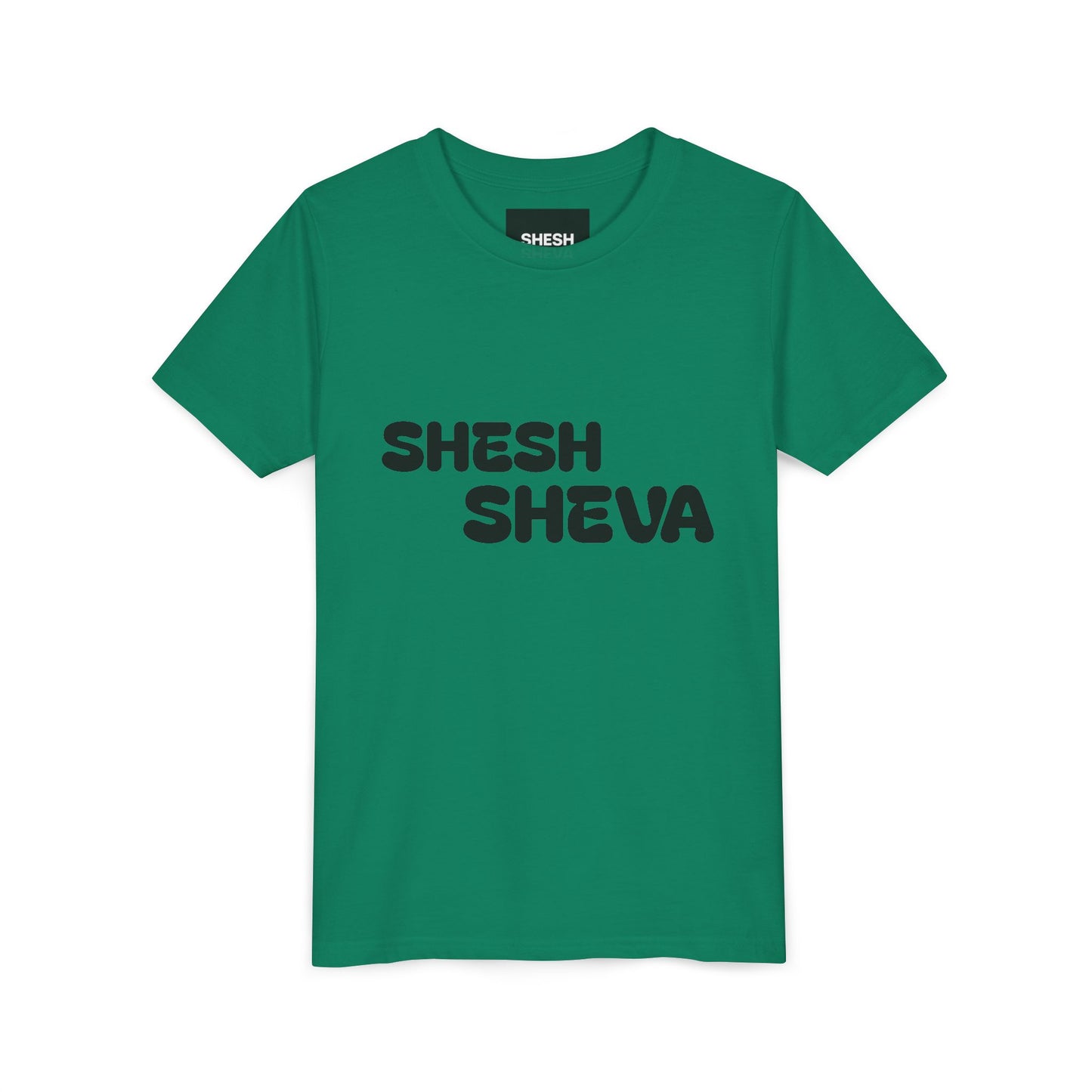 A - Shesh-Sheva™ Kids & Youth Tee | Bold English-Hebrew Streetwear Energy