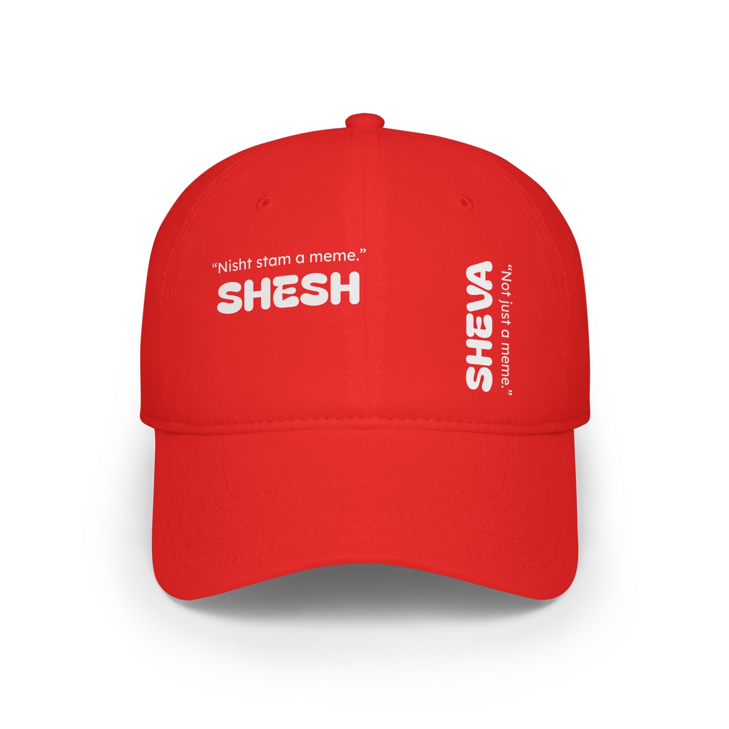 Baseball Cap - SHESH SHEVA Streetwear Brand -Global Meme Energy, Spiritual Balance ⚡