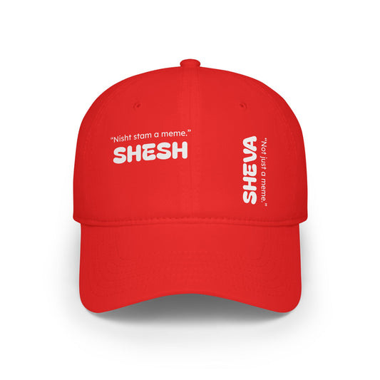 Baseball Cap - SHESH SHEVA Streetwear Brand -Global Meme Energy, Spiritual Balance ⚡