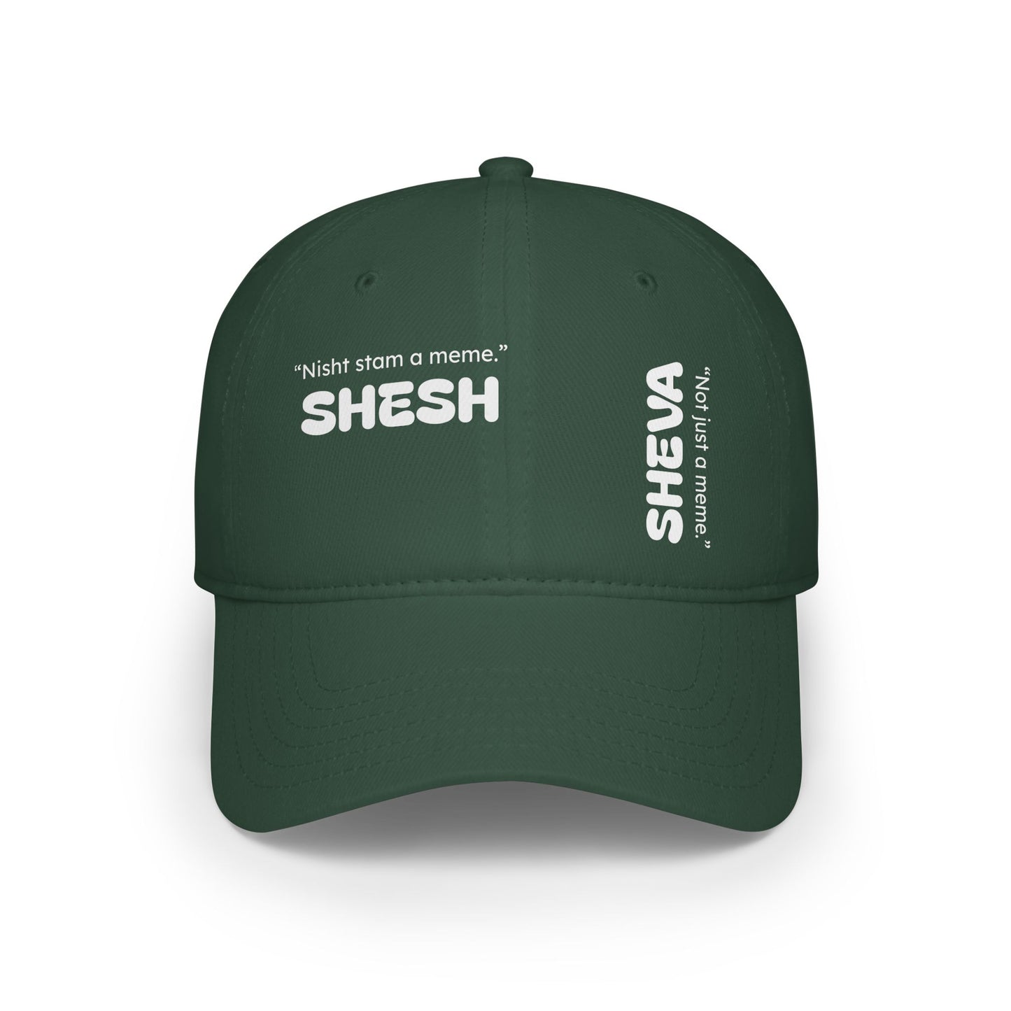 Baseball Cap - SHESH SHEVA Streetwear Brand -Global Meme Energy, Spiritual Balance ⚡