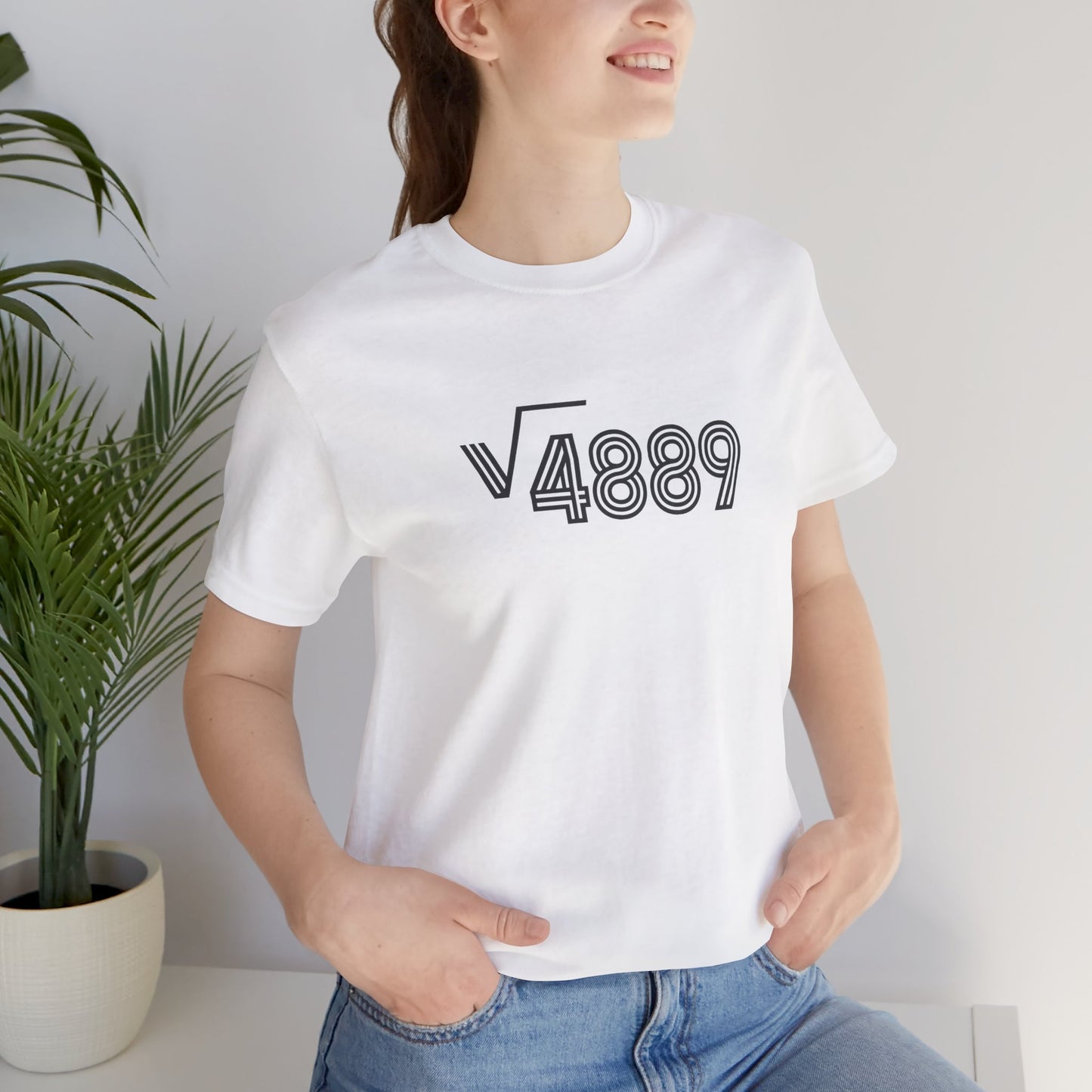 √4889 Rounded Graphic Tee — Shesh‑Sheva® Minimal Streetwear