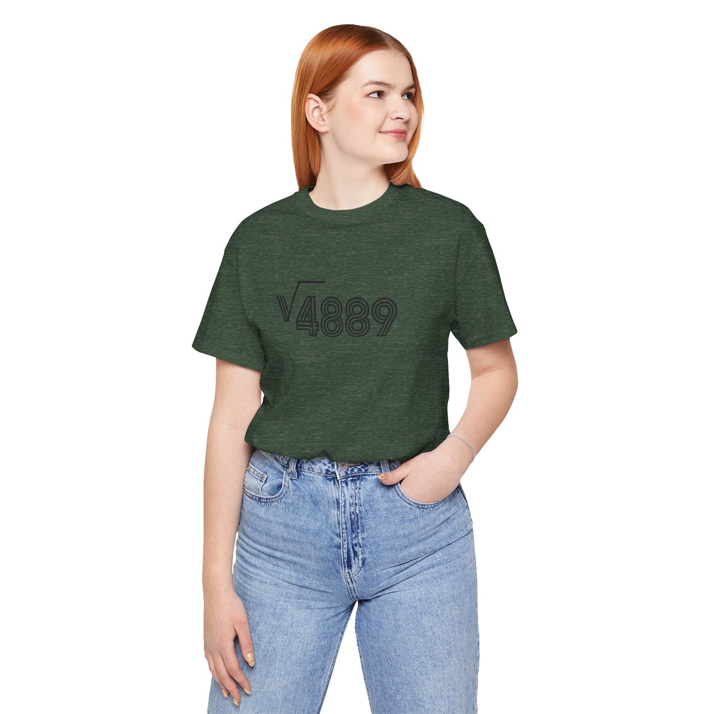 √4889 Rounded Graphic Tee — Shesh‑Sheva® Minimal Streetwear