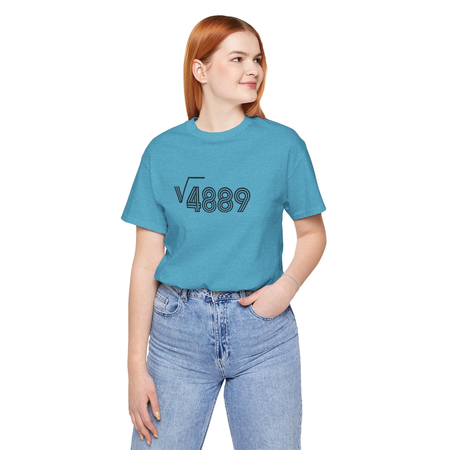 √4889 Rounded Graphic Tee — Shesh‑Sheva® Minimal Streetwear