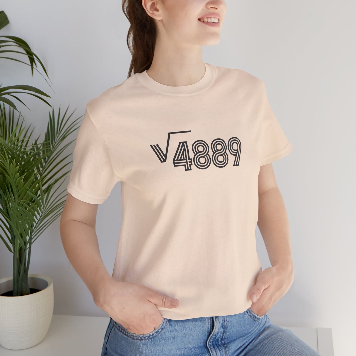 √4889 Rounded Graphic Tee — Shesh‑Sheva® Minimal Streetwear