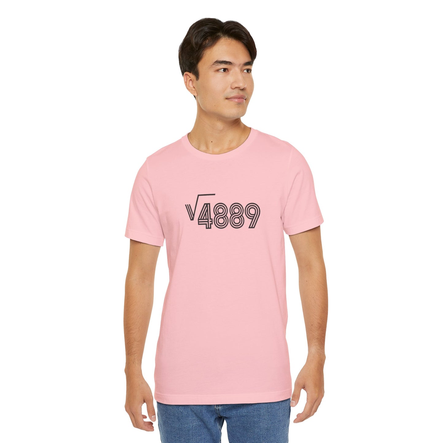 √4889 Rounded Graphic Tee — Shesh‑Sheva® Minimal Streetwear