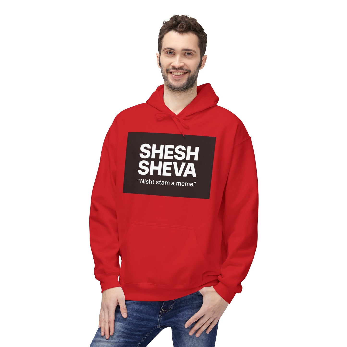 Fleece Hoodie - SHESH SHEVA Streetwear Collection: Between 6 & 7 Vibe ⚡