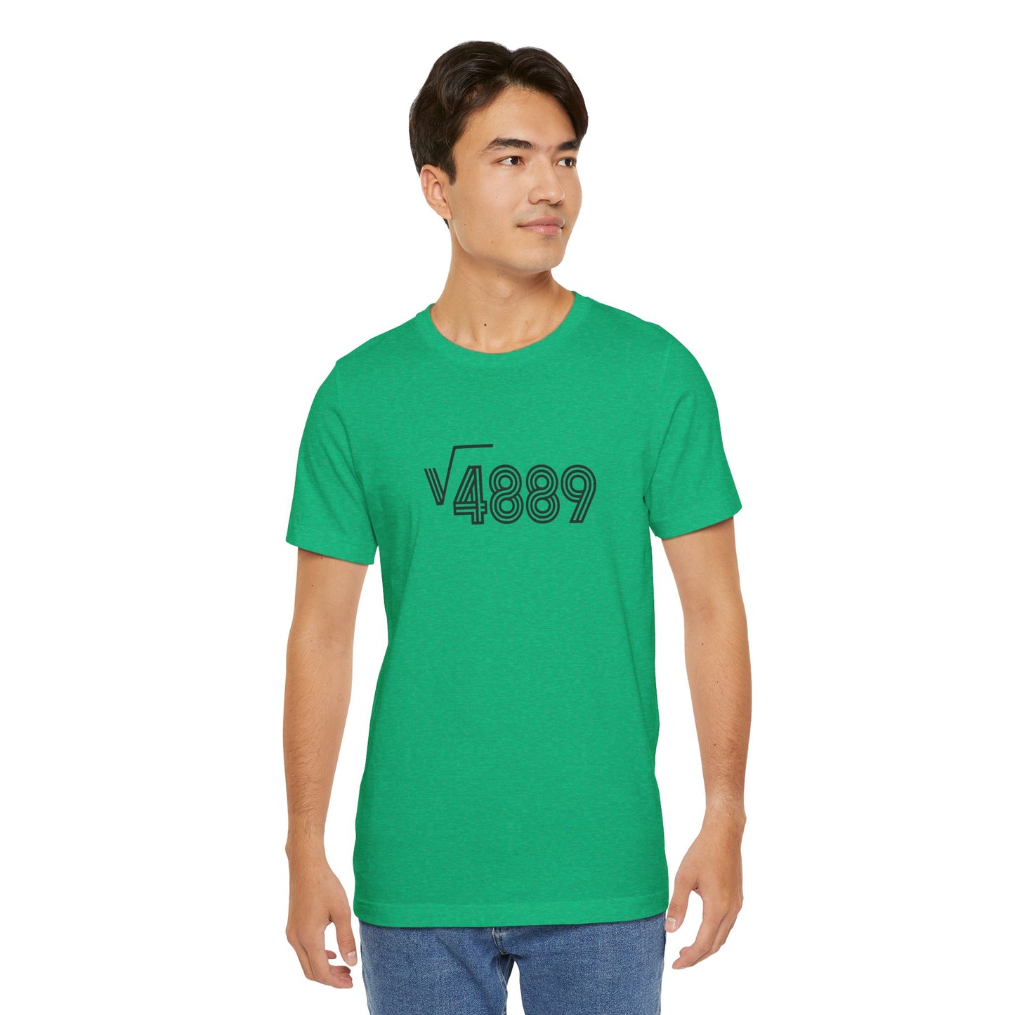 √4889 Rounded Graphic Tee — Shesh‑Sheva® Minimal Streetwear