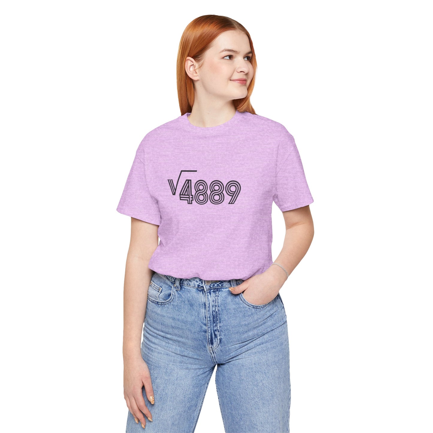 √4889 Rounded Graphic Tee — Shesh‑Sheva® Minimal Streetwear