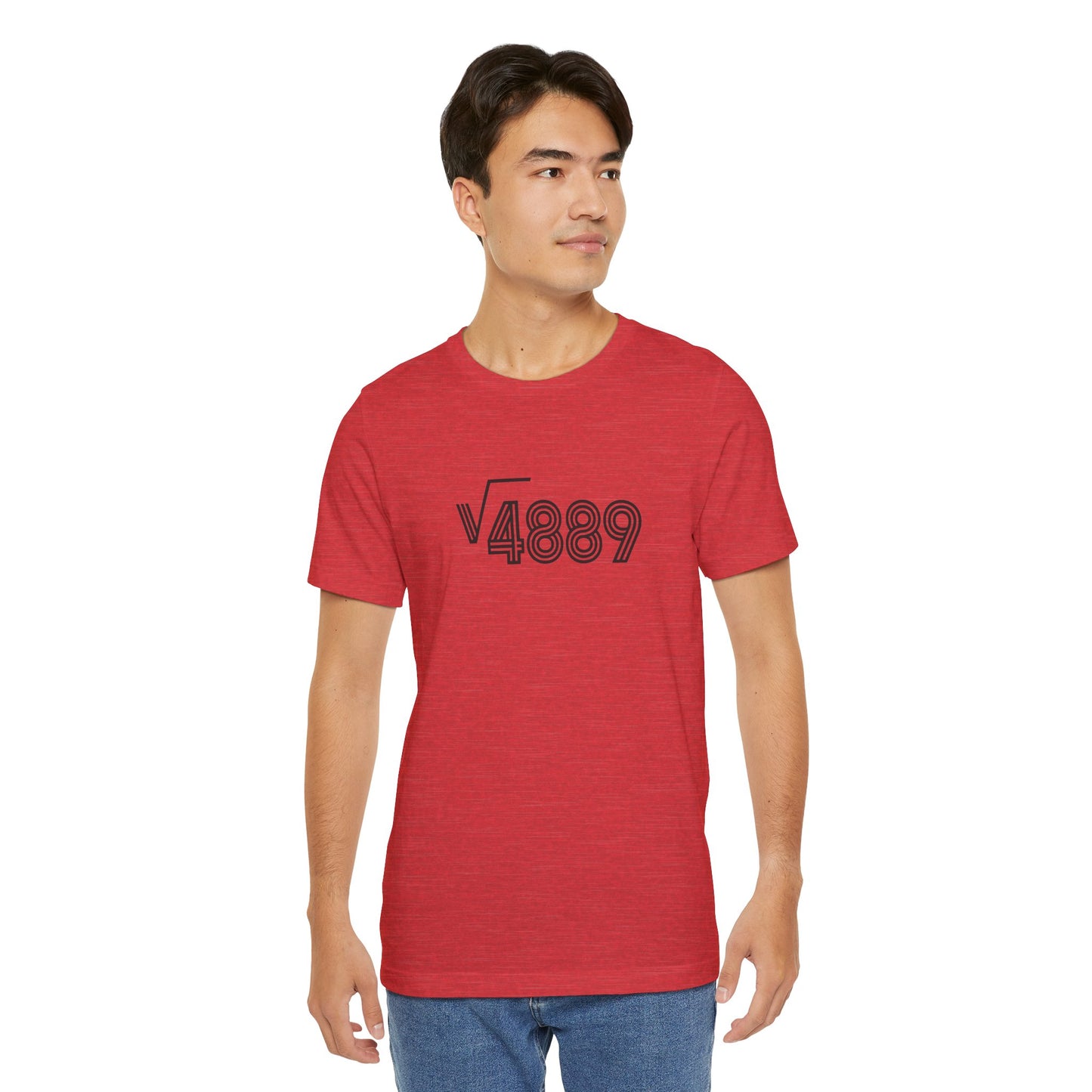 √4889 Rounded Graphic Tee — Shesh‑Sheva® Minimal Streetwear