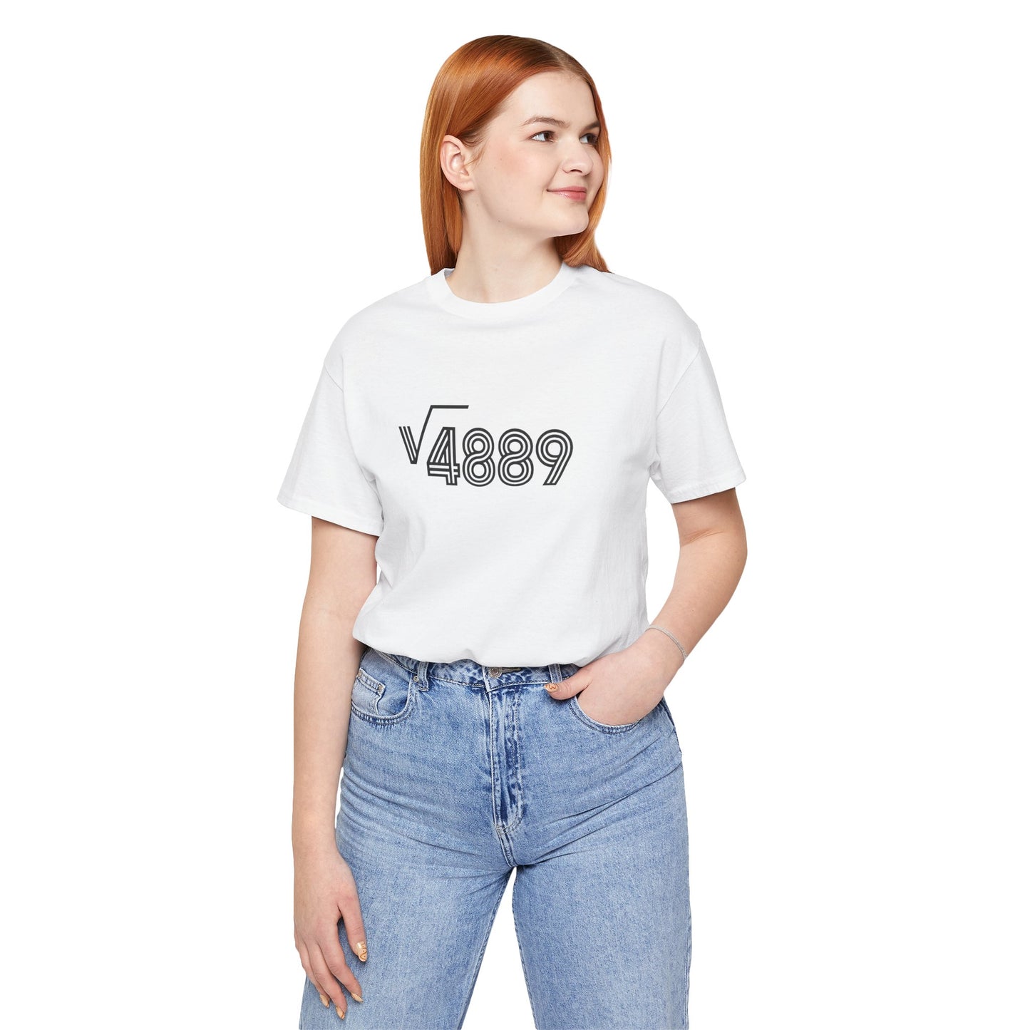 √4889 Rounded Graphic Tee — Shesh‑Sheva® Minimal Streetwear