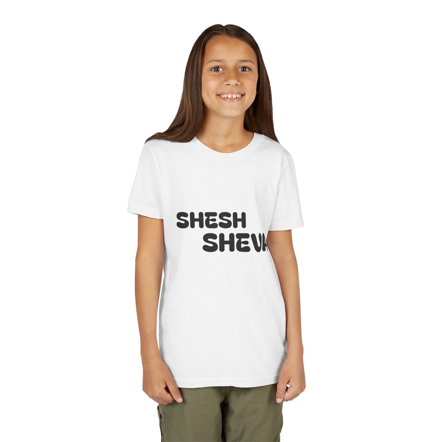 A - Shesh-Sheva™ Kids & Youth Tee | Bold English-Hebrew Streetwear Energy