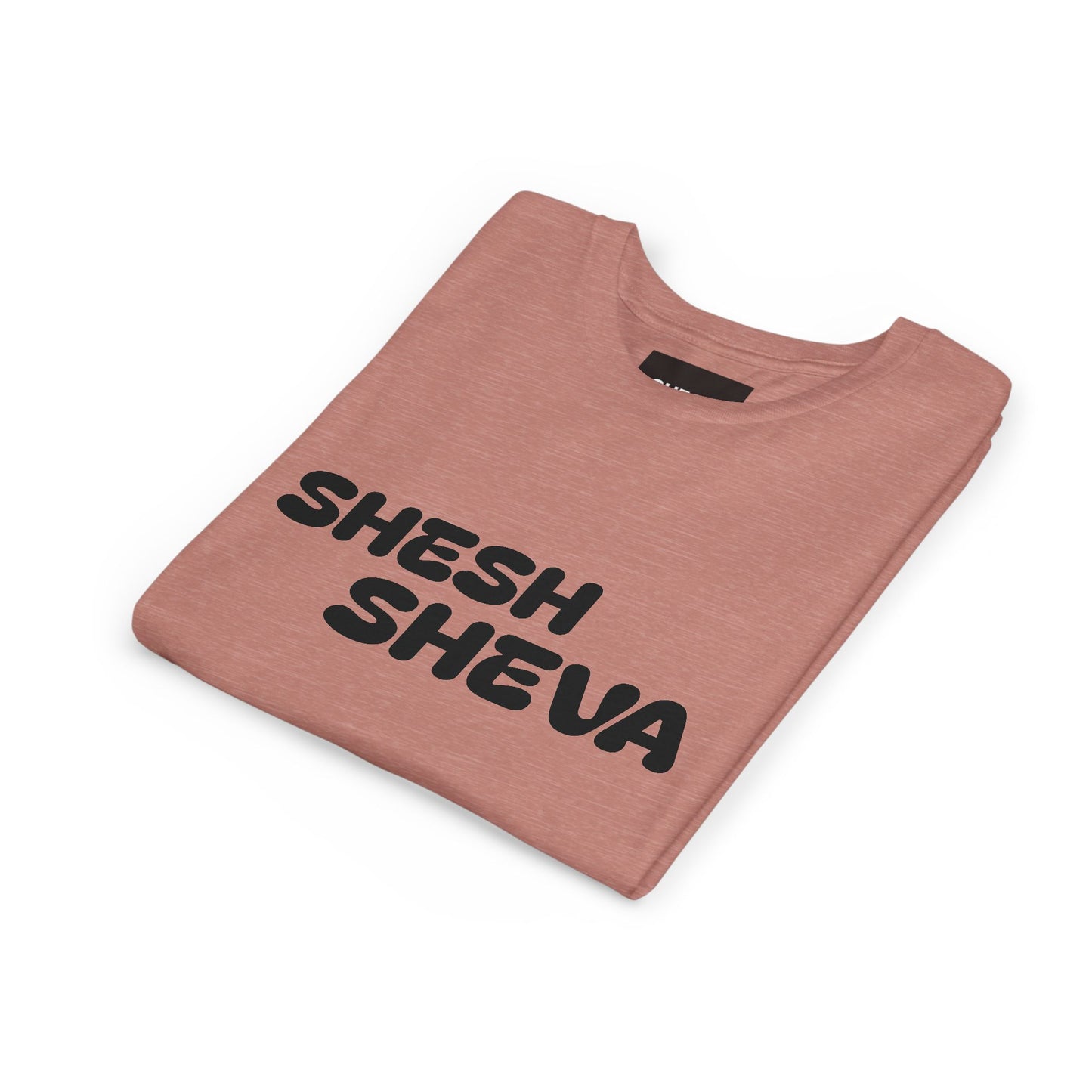 A - Shesh-Sheva™ Kids & Youth Tee | Bold English-Hebrew Streetwear Energy