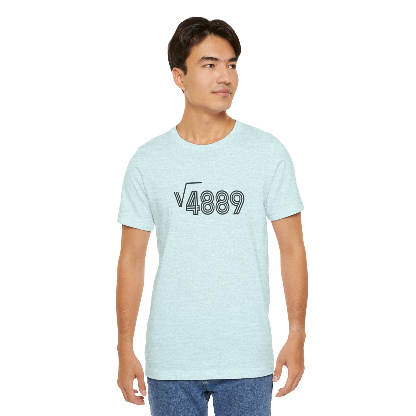 √4889 Rounded Graphic Tee — Shesh‑Sheva® Minimal Streetwear