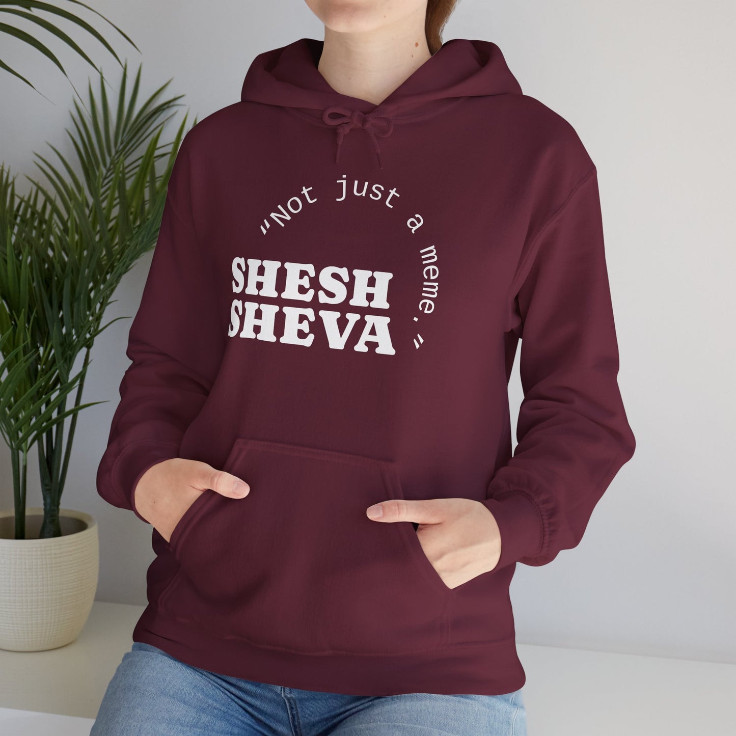 Shesh Sheva Hoodie - "Not Just a Meme" Graphic Sweatshirt